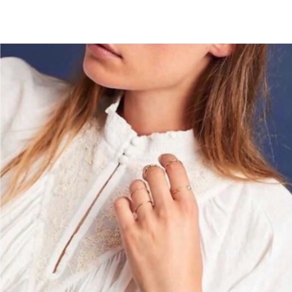 Feather Bone by Anthropologie top